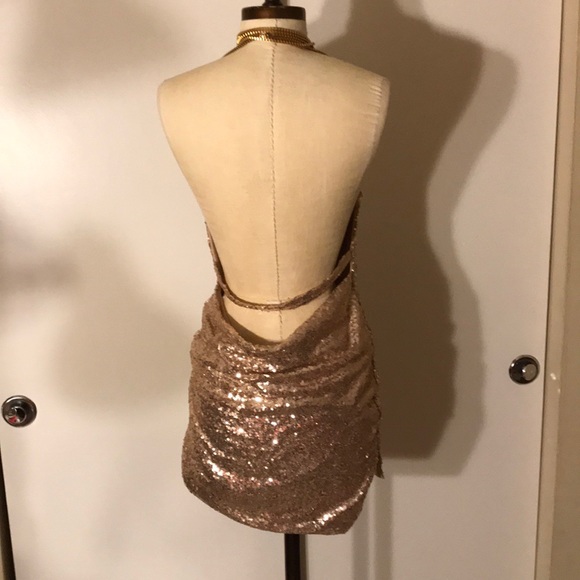 Mini sequence dress - Picture 2 of 2